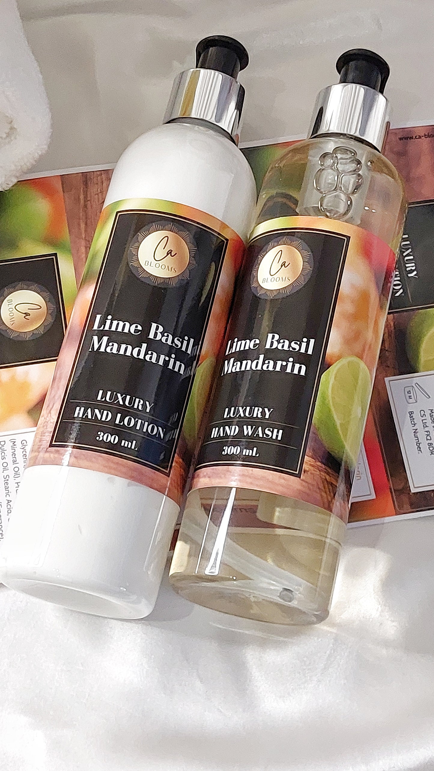 Lime basil mandarin luxury hand and body lotion