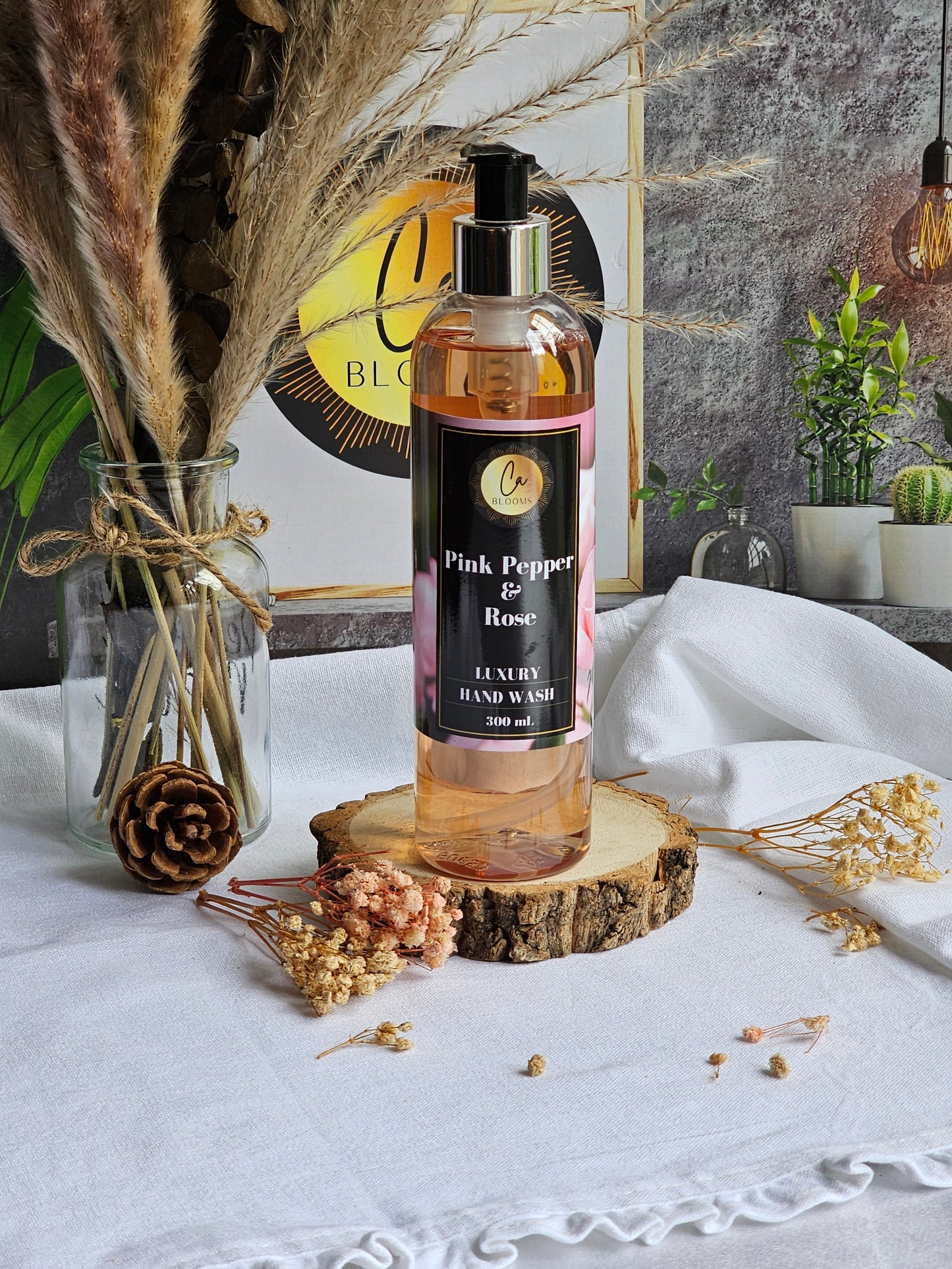 Pink Pepper and Rose luxury hand and body wash