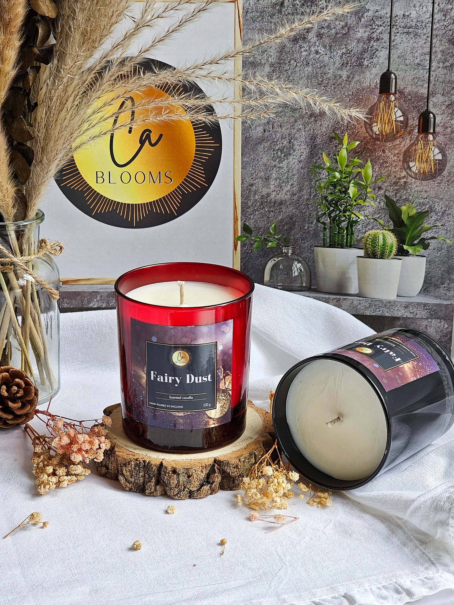 Fairy dust scented candle