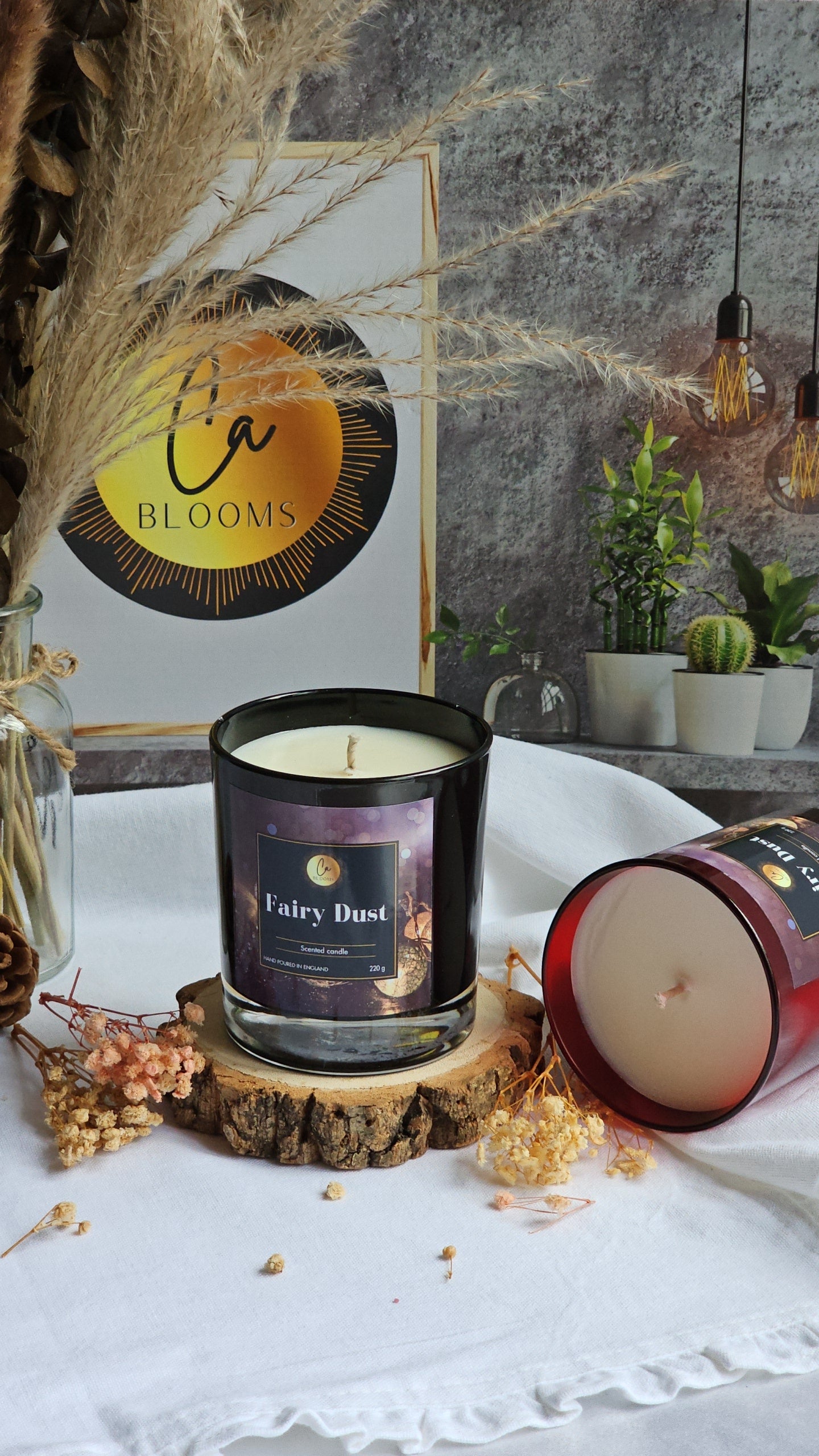 Fairy dust scented candle