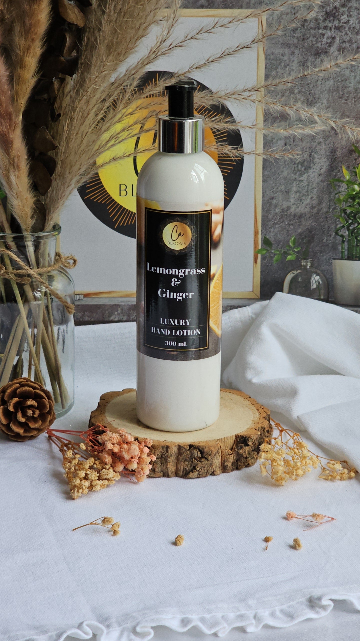 Lemongrass and ginger luxury hand and body lotion