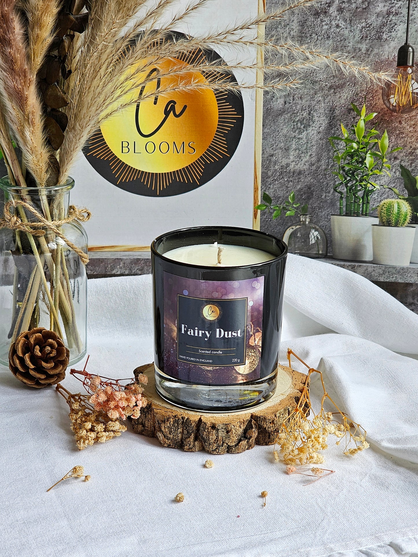 Fairy dust scented candle