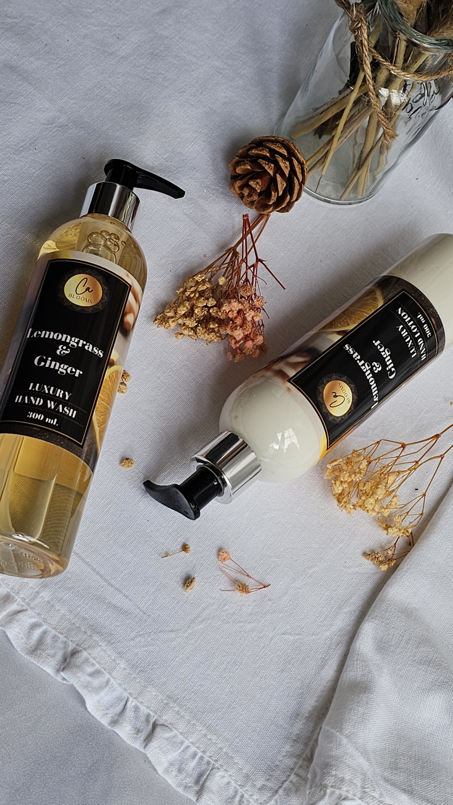 Lemongrass and ginger luxury hand and body lotion