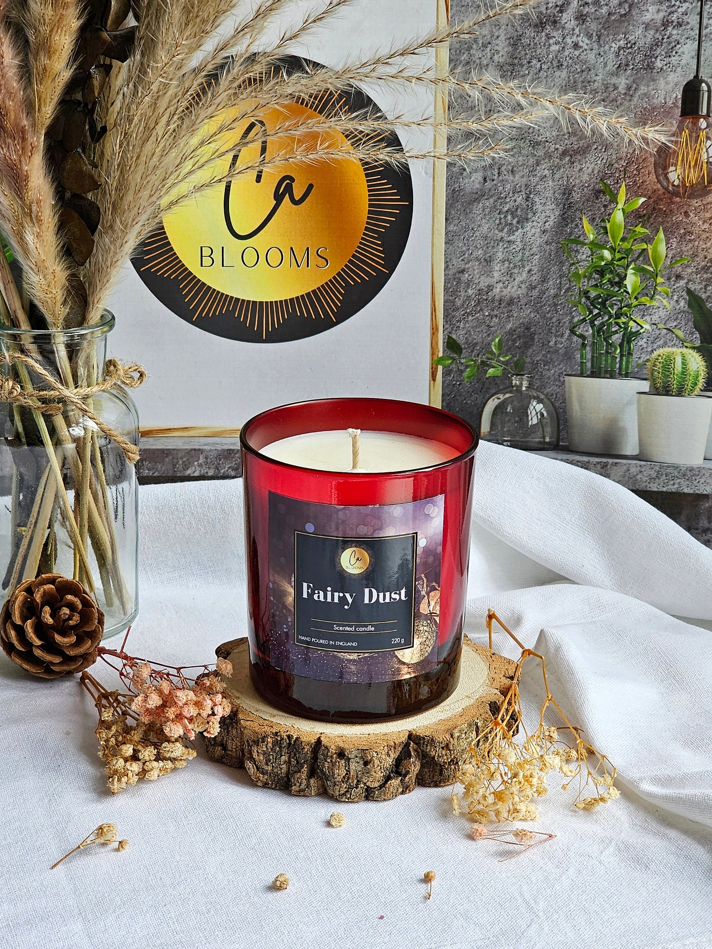 Fairy dust scented candle