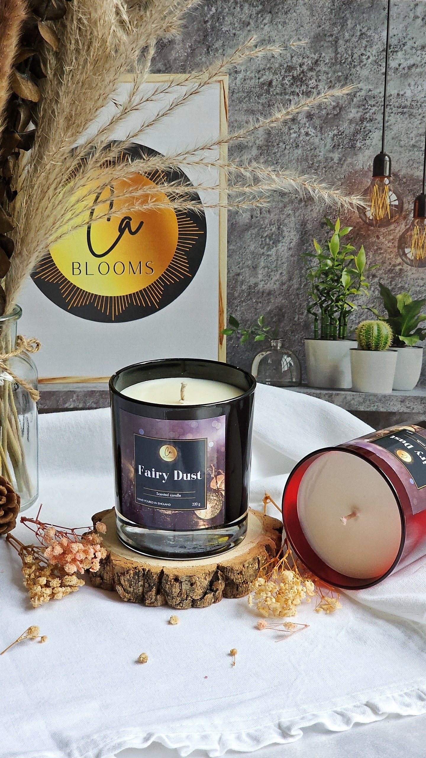 Fairy dust scented candle