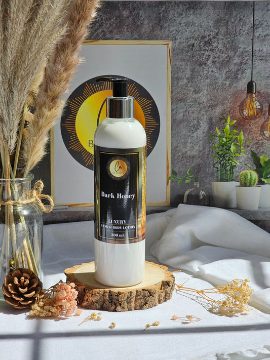 Dark honey luxury hand and body lotion
