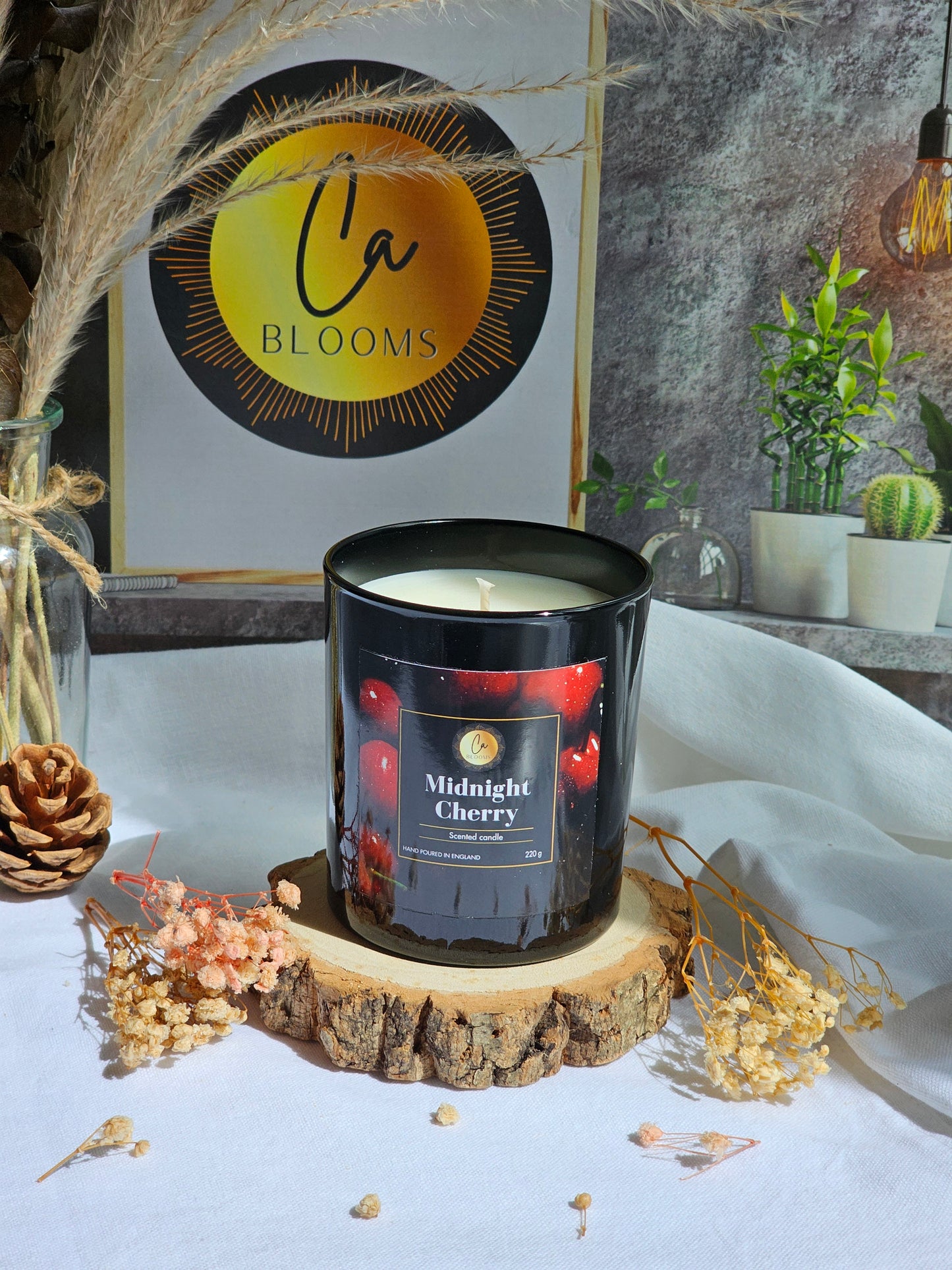 Midnight Cherry scented candle