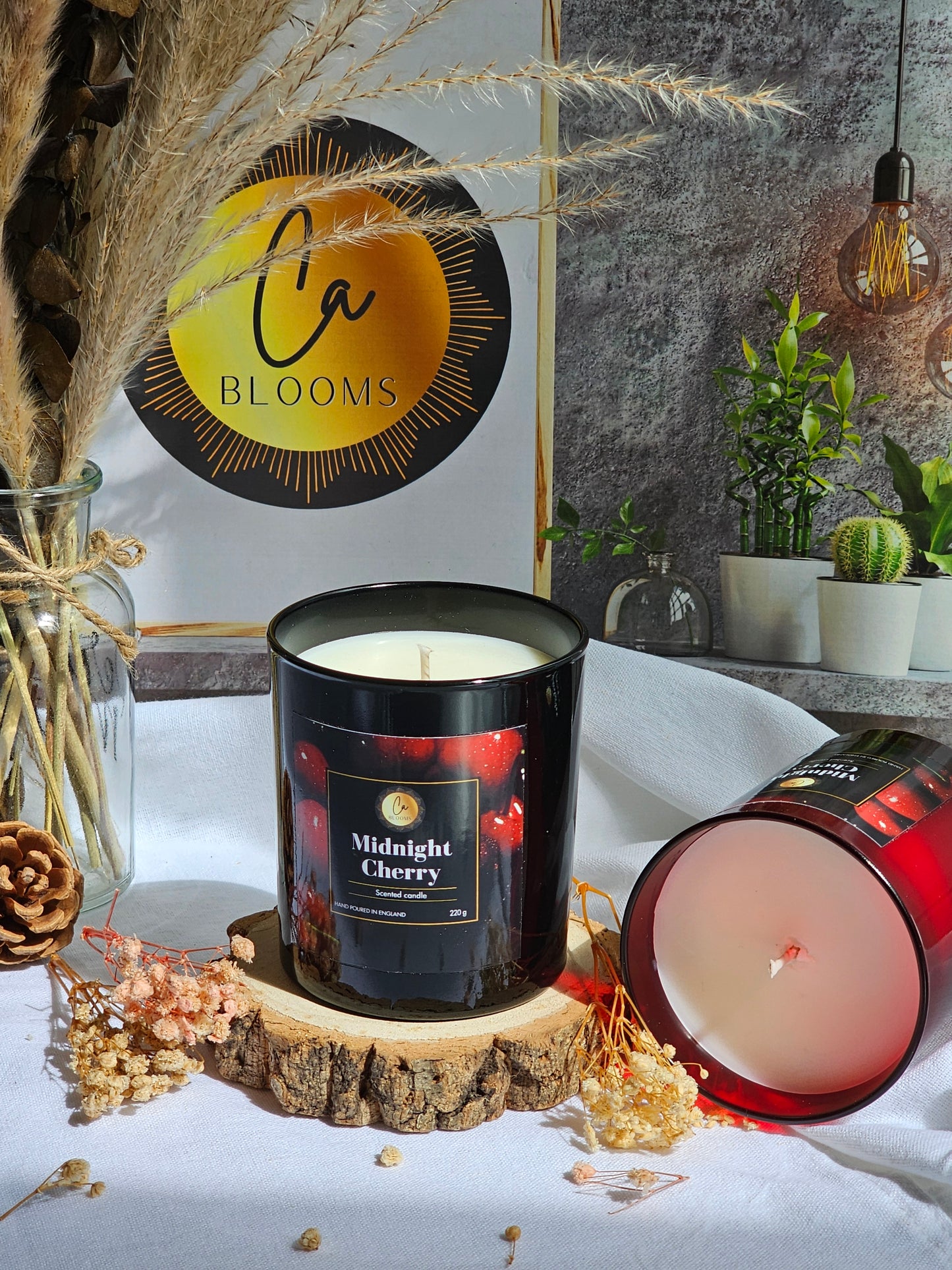 Midnight Cherry scented candle