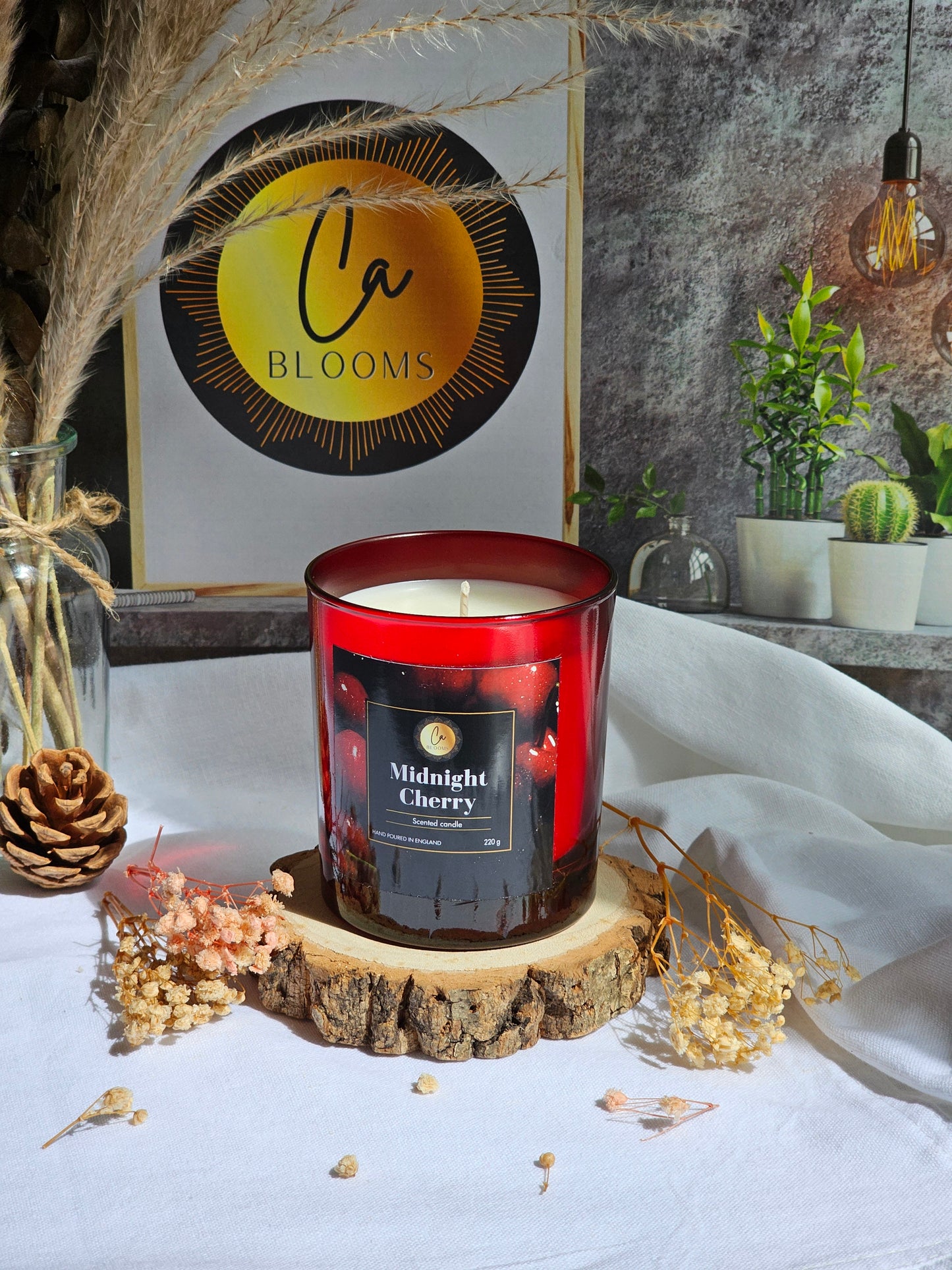 Midnight Cherry scented candle