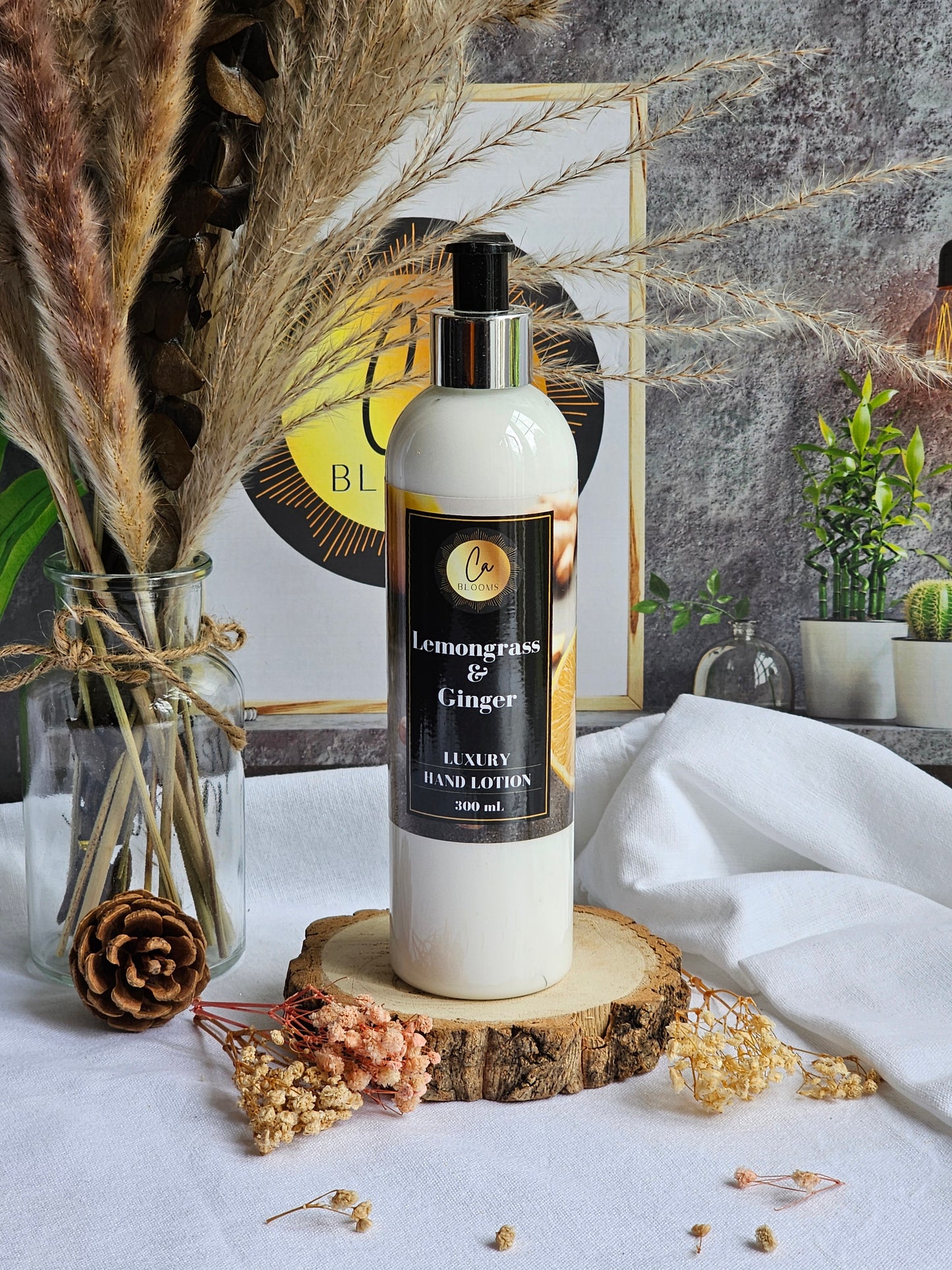 Lemongrass and ginger luxury hand and body lotion