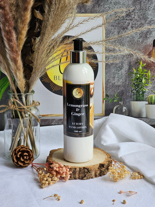 Lemongrass and ginger luxury hand and body lotion