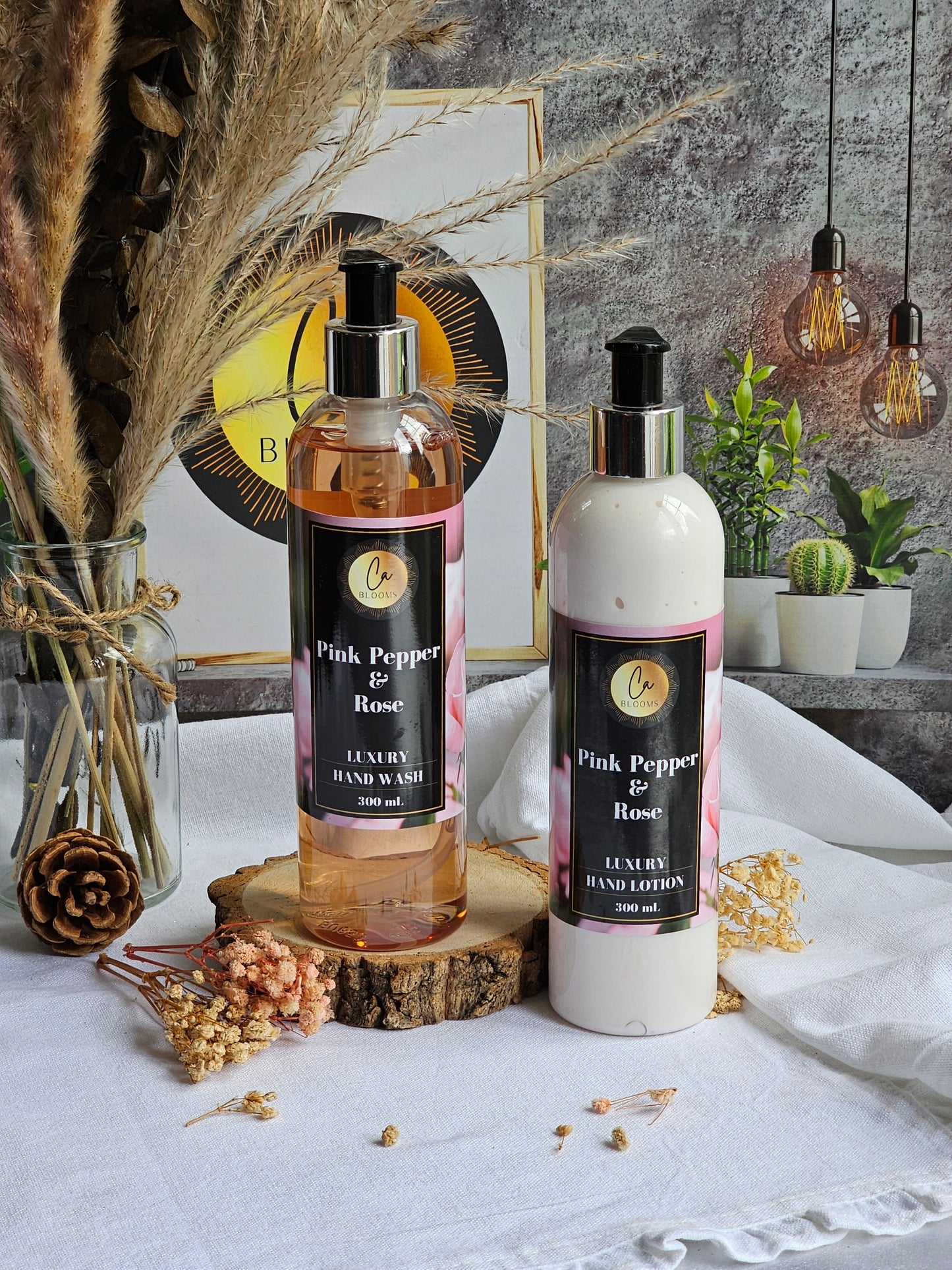 Pink Pepper and Rose luxury hand and body wash