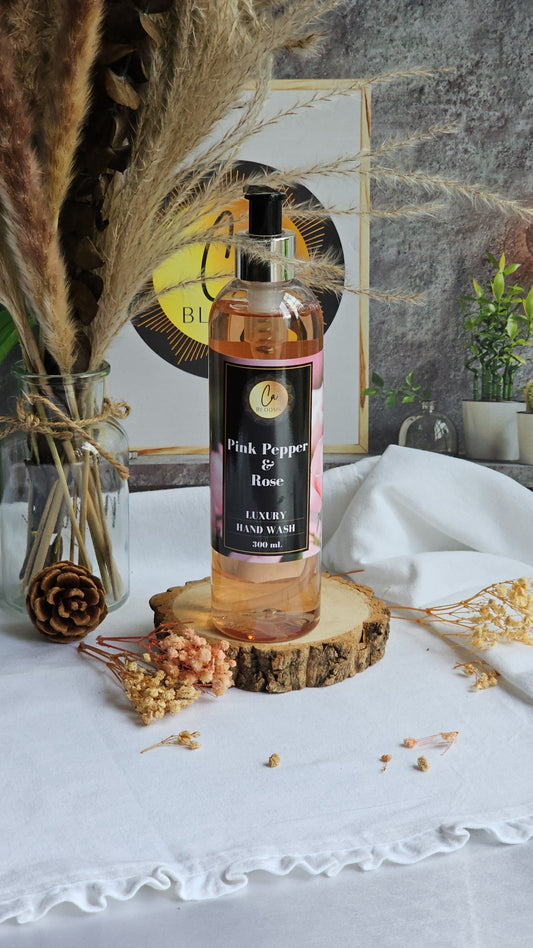 Pink Pepper and Rose luxury hand and body wash