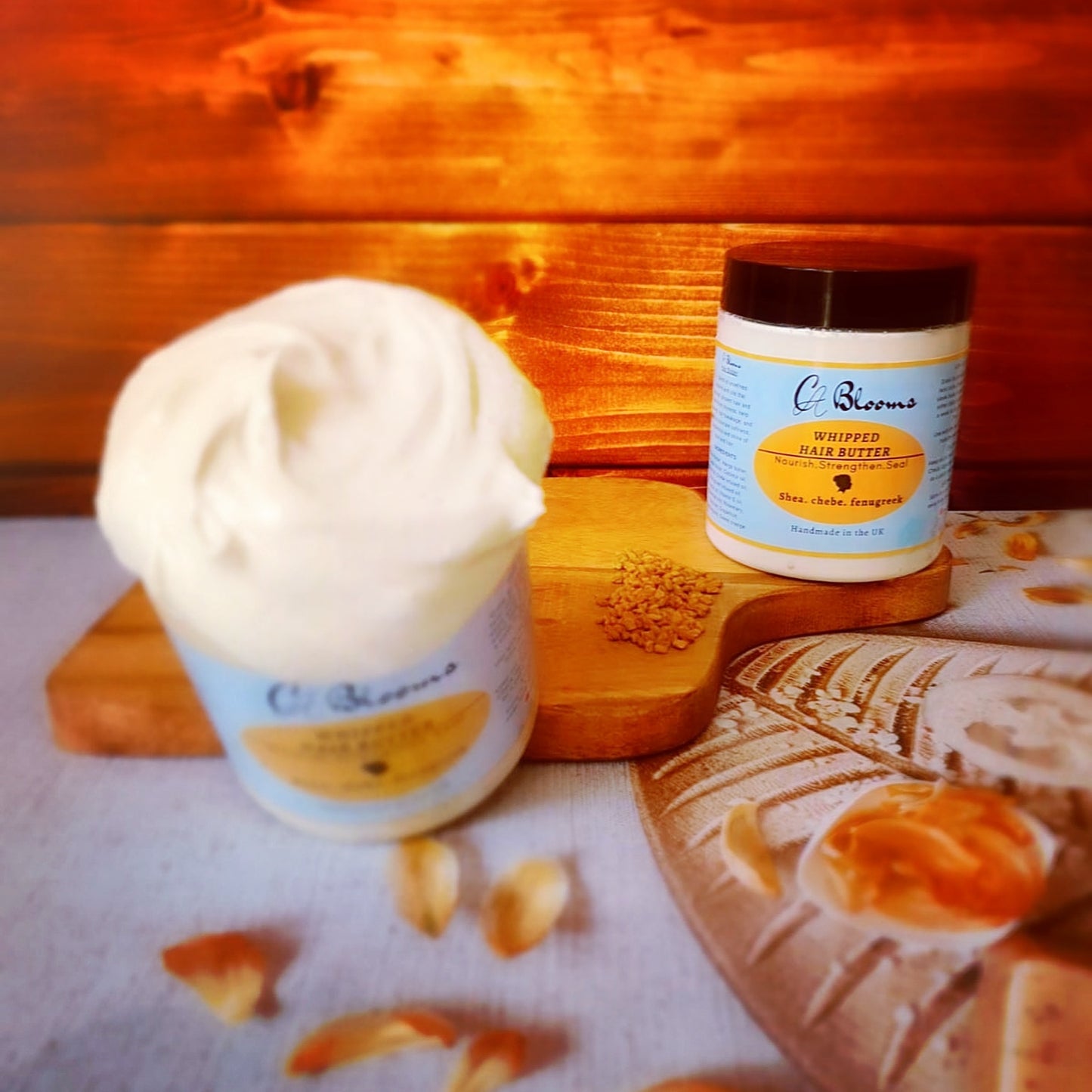 Chebe and fenugreek hair butter